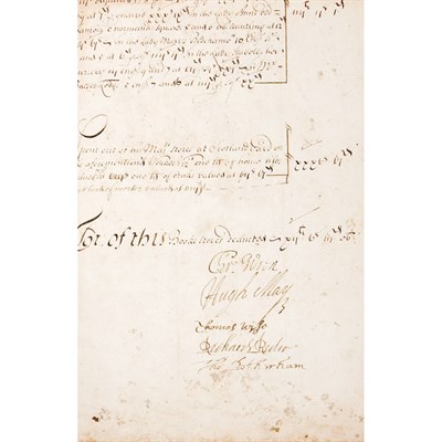 Lot 239 - [MANUSCRIPT-CHRISTOPHER WREN] Hobbes, Thomas....
