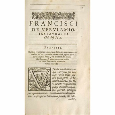 Lot 139 - BACON, SIR FRANCIS Francisci Baconi, Baronis...