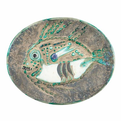 Lot 422 - Pablo Picasso MOTTLED FISH (A.R. 170) Painted...