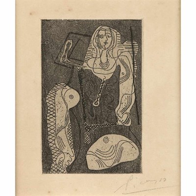 Lot 403 - Pablo Picasso FEMME AU FAUTEUIL (B. 56)...