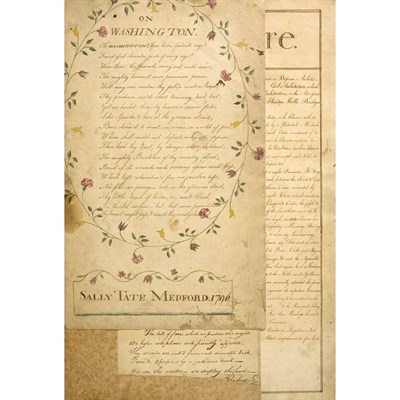 Lot 97 - [MANUSCRIPT-AMERICAN EDUCATION] Sally Tate/Her...