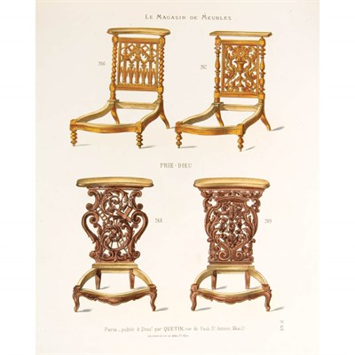 Lot 147 - [COLOR PLATE] QUETIN, VICTOR. Le Magasin de...