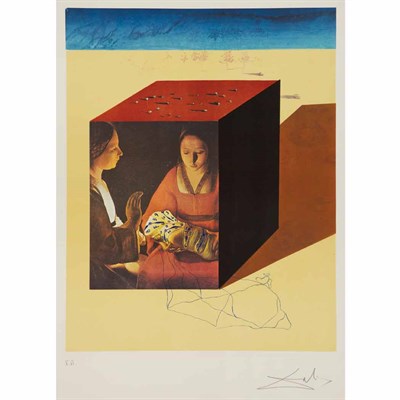 Lot 336 - Salvador Dali (1904-1989) SURREALIST FLOWER...