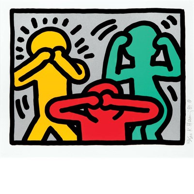 Lot 354 - Keith Haring (1958-1990) POP SHOP III Color...