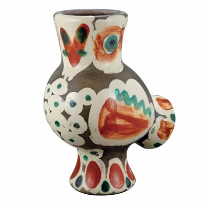 Lot 441 - Pablo Picasso WOOD OWL (A.R. 542) Painted and...