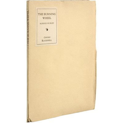 Lot 191 - HUXLEY, ALDOUS The Burning Wheel. Oxford: B. H....