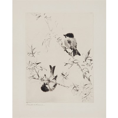 Lot 303 - Frank Weston Benson CHICKADEES (P. 168)...