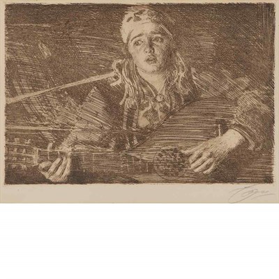 Lot 500 - Anders Zorn OLS MARIA (A. 286) Etching, 1919,...