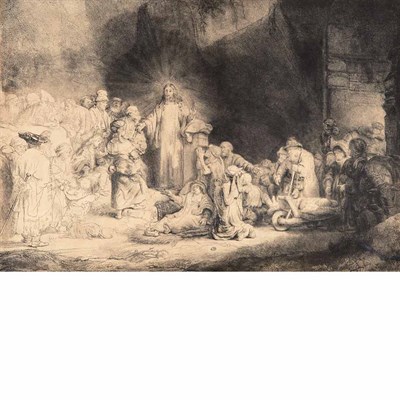Lot 457 - Rembrandt van Rijn CHRIST HEALING THE SICK:...