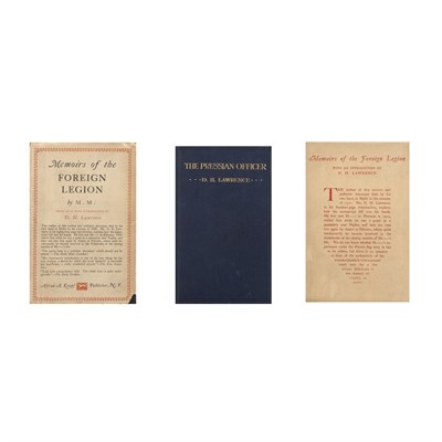 Lot 194 - LAWRENCE, D. H. The Prussian Officer and Other...
