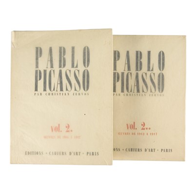 Lot 127 - [PICASSO, PABLO] ZERVOS, CHRISTIAN. Picasso:...