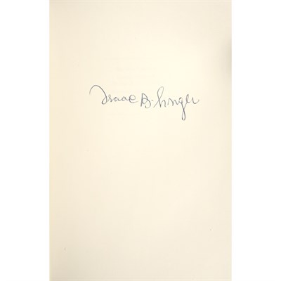 Lot 218 - SINGER, ISAAC BASHEVIS One Day of Happiness....