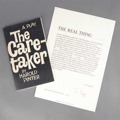 Lot 253 - STOPPARD, TOM The Real Thing. Printed...
