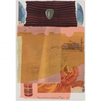 Lot 449 - Robert Rauschenberg ARCANUM I Hand-colored...