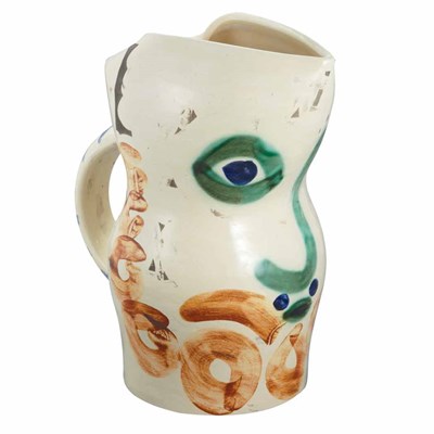 Lot 442 - Pablo Picasso FACE WITH CIRCLES (A.R. 612)...