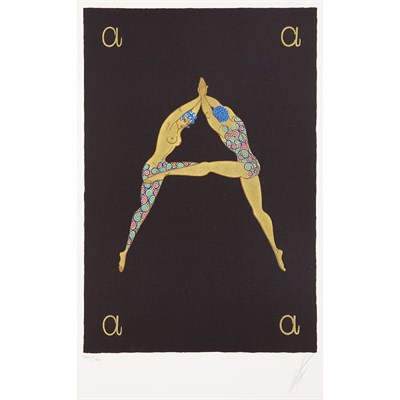 Lot 348 - Erte (1892-1990) THE ALPHABET (LEE 76-101)...