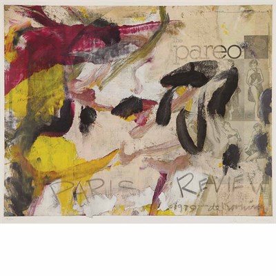 Lot 377 - Willem de Kooning PARIS REVIEW Color offset...