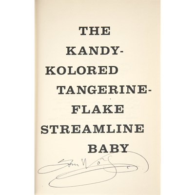 Lot 225 - WOLFE, TOM The Kandy-Kolored Tangerine-Flake...