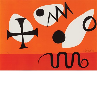Lot 322 - Alexander Calder COMPOSITION Color lithograph,...