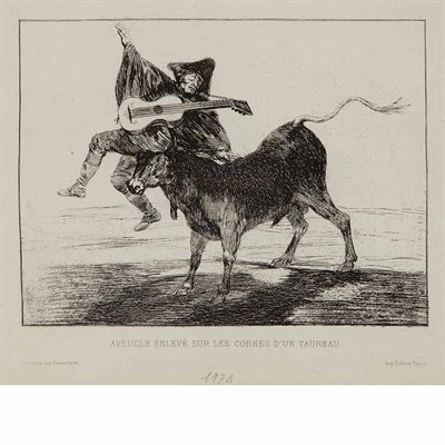 Lot 352 - Francisco Jose de Goya y Lucientes AVEUGLE...