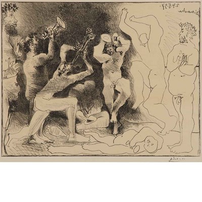 Lot 407 - Pablo Picasso LA DANSE DES FAUNES (B. 830)...