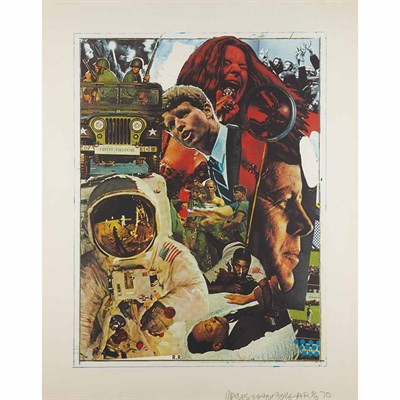 Lot 448 - Robert Rauschenberg SIGNS (F. 155) Color...