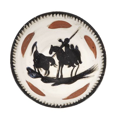 Lot 426 - Pablo Picasso PICADOR (A.R. 289) Painted and...