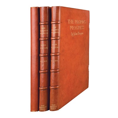 Lot 172 - [SHAKESPEARE HEAD PRESS] BUNYAN, JOHN. Pilgrim'...