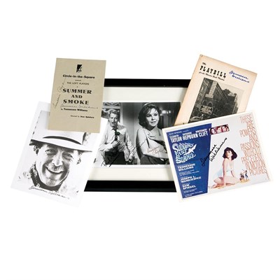 Lot 248 - WILLIAMS, TENNESSEE Group of nine signed items...