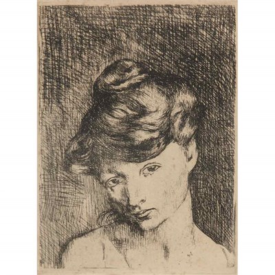 Lot 402 - Pablo Picasso (1881-1973) TETE DE FEMME (BLOCH...