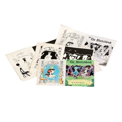 Lot 292 - MARTIN, DICK An Oz Sketchbook. Original...