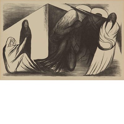 Lot 398 - Jose Clemente Orozco RUINED HOUSE; SOLADADOS...
