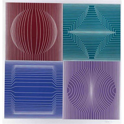Lot 483 - Victor Vasarely (1908-1997) [COMPOSITIONS]...