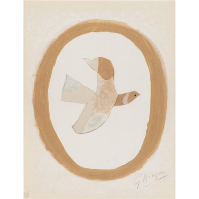 Lot 316 - Georges Braque L'OISEAU DES SABLES (V. 188)...