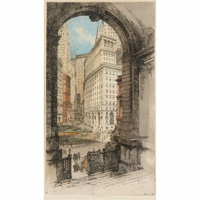 Lot 365 - Luigi Kasimir BOWLING GREEN, NEW YORK Color...