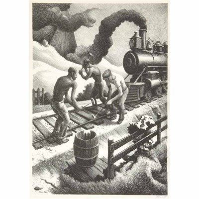 Lot 312 - Thomas Hart Benton TEN POUND HAMMER (F. 79)...