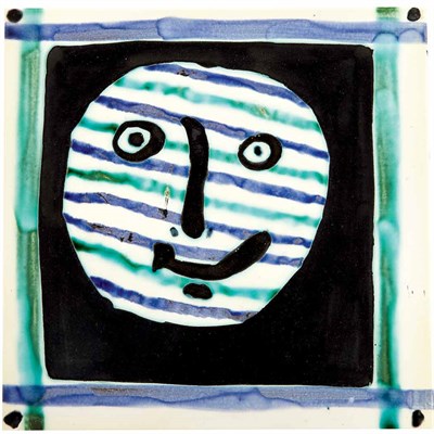 Lot 428 - Pablo Picasso MASK (A.R. 310) Painted and...