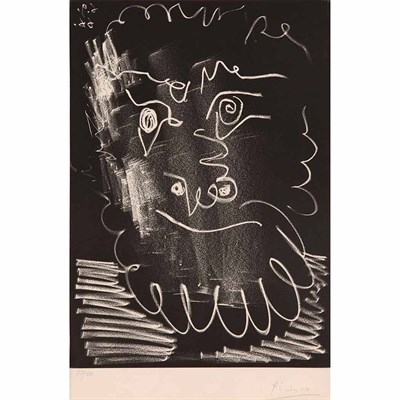Lot 409 - Pablo Picasso [TETE D'HOMME BARBU] (B. 1231)...