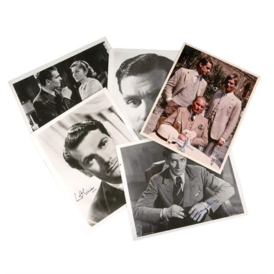 Lot 247 - OLIVIER, LAURENCE Group of eleven signed film...
