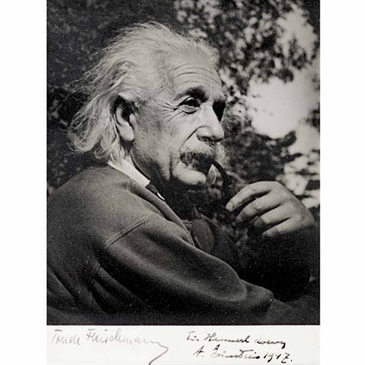 Lot 151 - [EINSTEIN, ALBERT] Photograph inscribed on the...