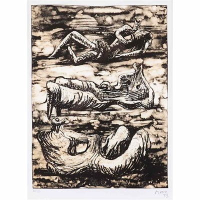 Lot 1043 - Henry Moore RECLINING FIGURES (CRAMER 290)...