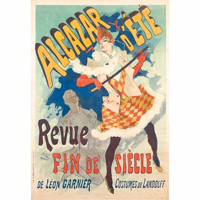 Lot 1027 - Jules Cheret ALCAZAR D'ETE, REVUE FIN DE...