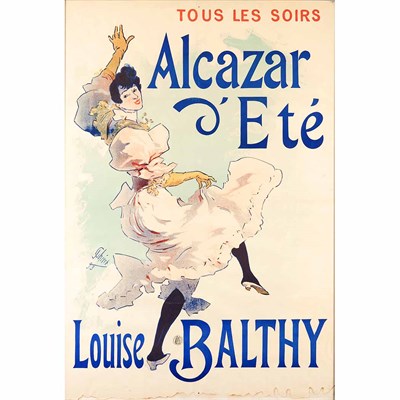 Lot 1030 - Jules Cheret ALCAZAR D'ETE, LOUISE BALTHY (B....