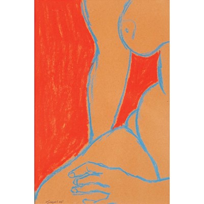Lot 1009 - George Segal American, 1924-2000 Untitled,...