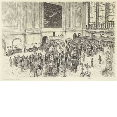 Lot 344 - Childe Hassam (1859-1935) FLOOR OF THE STOCK...