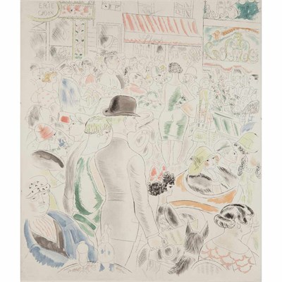 Lot 366 - Charles Laborde (1886-1941) RUES ET VISAGES DE...