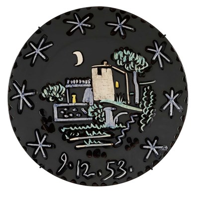 Lot 485 - Pablo Picasso LANDSCAPE (A.R. 208) Painted and...