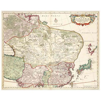 Lot 92 - [MAPS] DE WIT, FREDERICK Magnae Tartariae,...