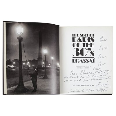 Lot 1066 - [PHOTOBOOKS] BRASSAI [=HALSZ, GYULA]. The...