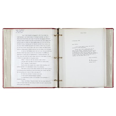 Lot 1216 - [KAUFMAN, ELAINE] Presentation album stamped...